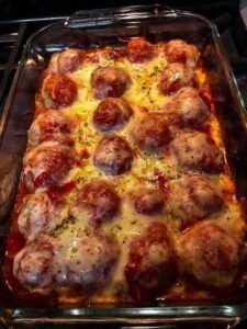 Keto Meatball Casserole Lasagnacrunch