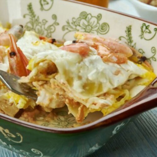 Cajun Seafood Lasagna Recipe LasagnaCrunch