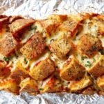 Garlic Butter Pizza pull apart bread