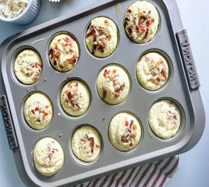 Copycat Starbucks Egg Bites with Bacon & Gruyère