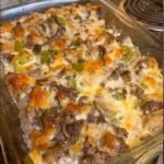 Philly Cheese Steak Casserole