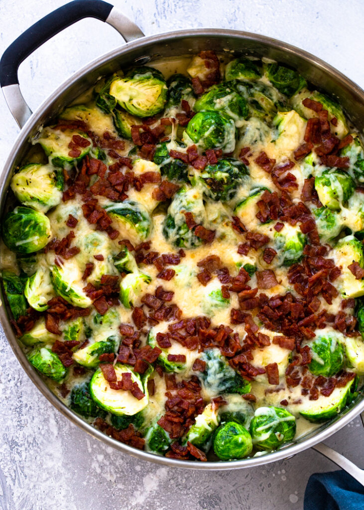 Keto Creamy Brussel Sprout's 