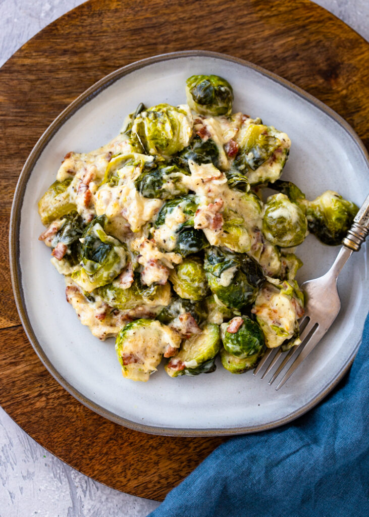 Keto Creamy Brussel Sprout's 