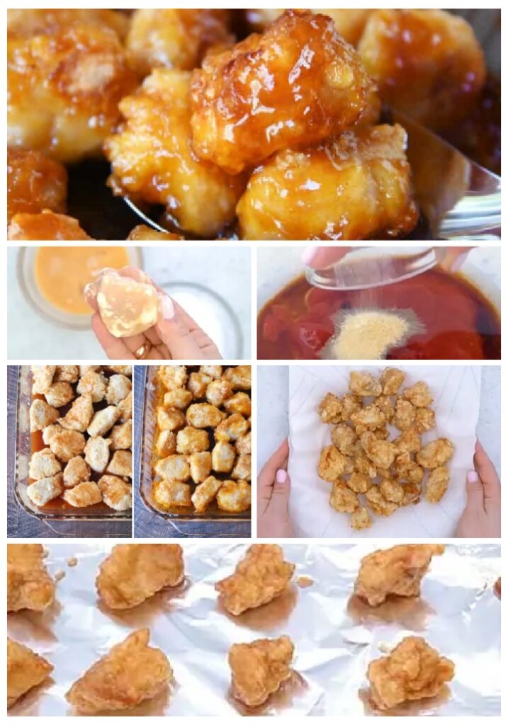 Baked sweet and sour chicken 