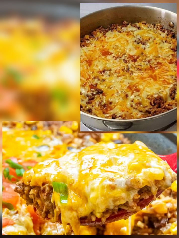 Maxican beef and rice casserole 
